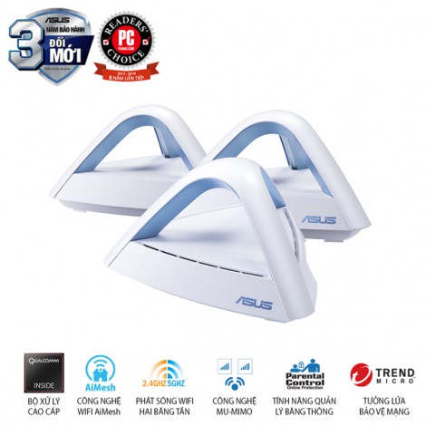 Router Wifi Mesh ASUS Lyra Trio MAP-AC1750 ...
